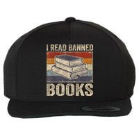 I Read Banned Books Week Librarian Freedom Reader Nerd Wool Snapback Cap