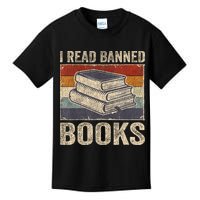 I Read Banned Books Week Librarian Freedom Reader Nerd Kids T-Shirt