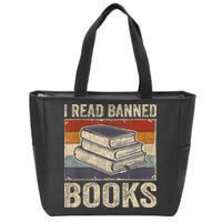 I Read Banned Books Week Librarian Freedom Reader Nerd Zip Tote Bag