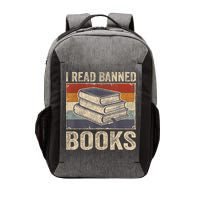 I Read Banned Books Week Librarian Freedom Reader Nerd Vector Backpack