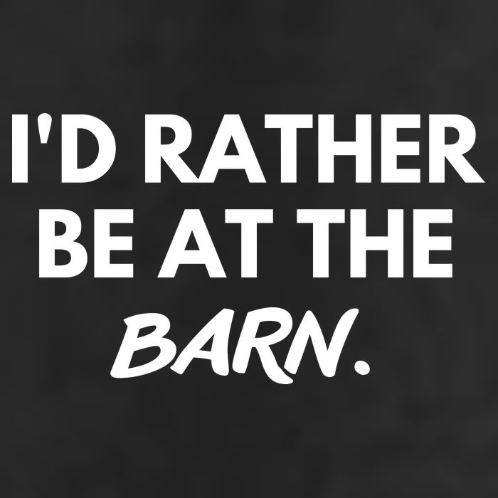 I'd Rather Be At The Barn Funny Horse Lover Cool Comfort Performance Bucket Hat