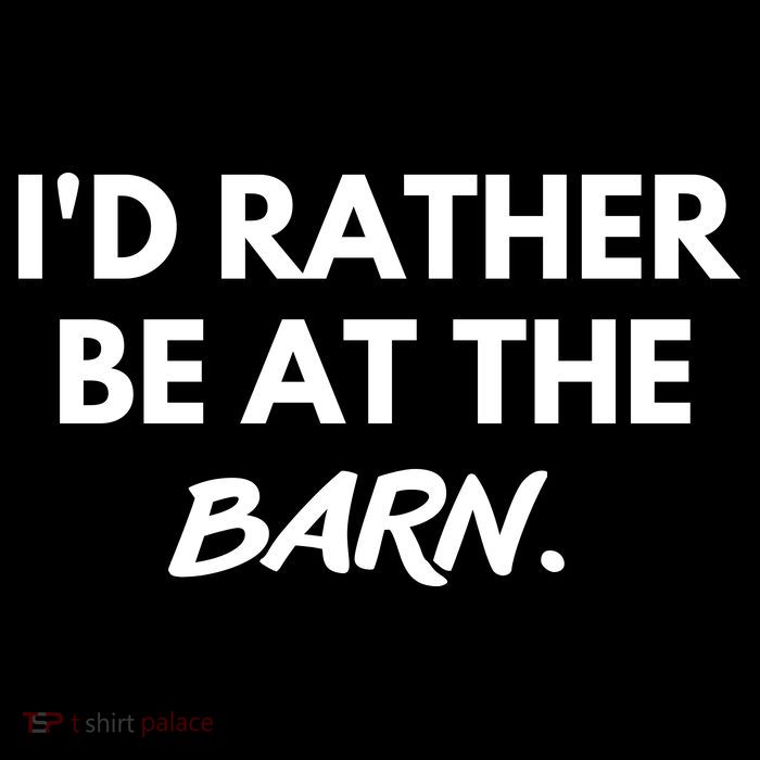 I'd Rather Be At The Barn Funny Horse Lover Bag