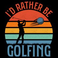 Id Rather Be Golfing Golf Par Tee Cute Gift Impact Tech Backpack