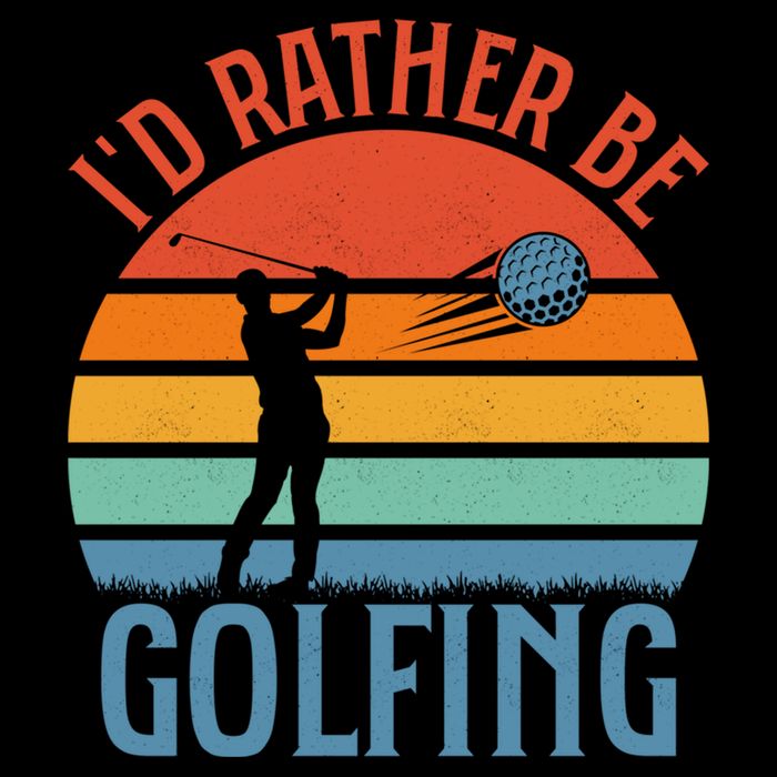 Id Rather Be Golfing Golf Par Tee Cute Gift Impact Tech Backpack