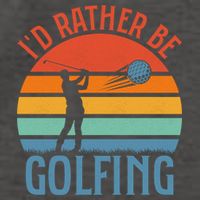 Id Rather Be Golfing Golf Par Tee Cute Gift Vector Backpack
