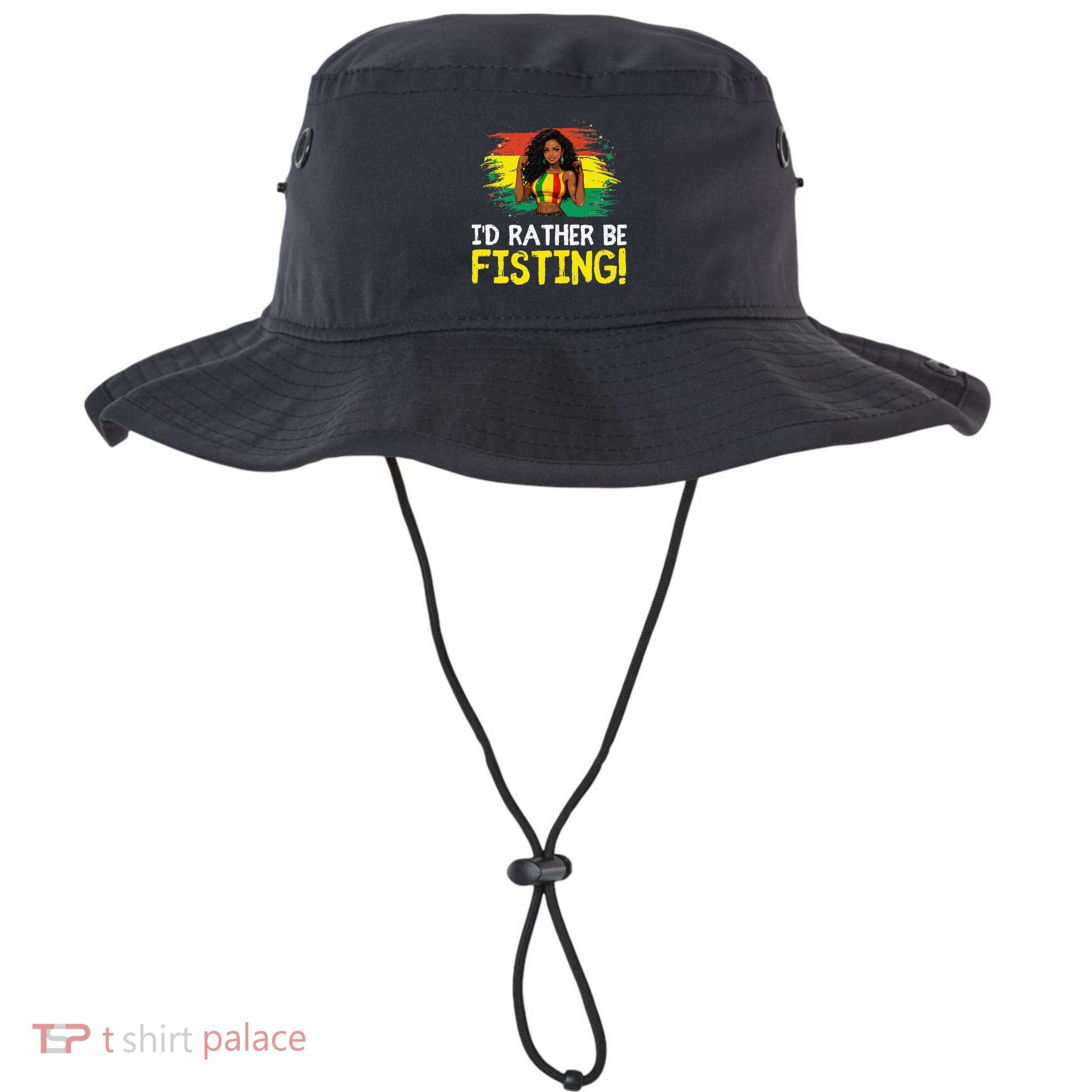 ID Rather Be Fisting Hbcu Empowering Vintage .Png Bucket Hat
