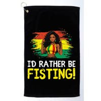 ID Rather Be Fisting Hbcu Empowering Vintage .Png Golf Towel