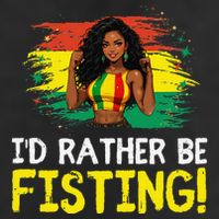 ID Rather Be Fisting Hbcu Empowering Vintage .Png Golf Towel