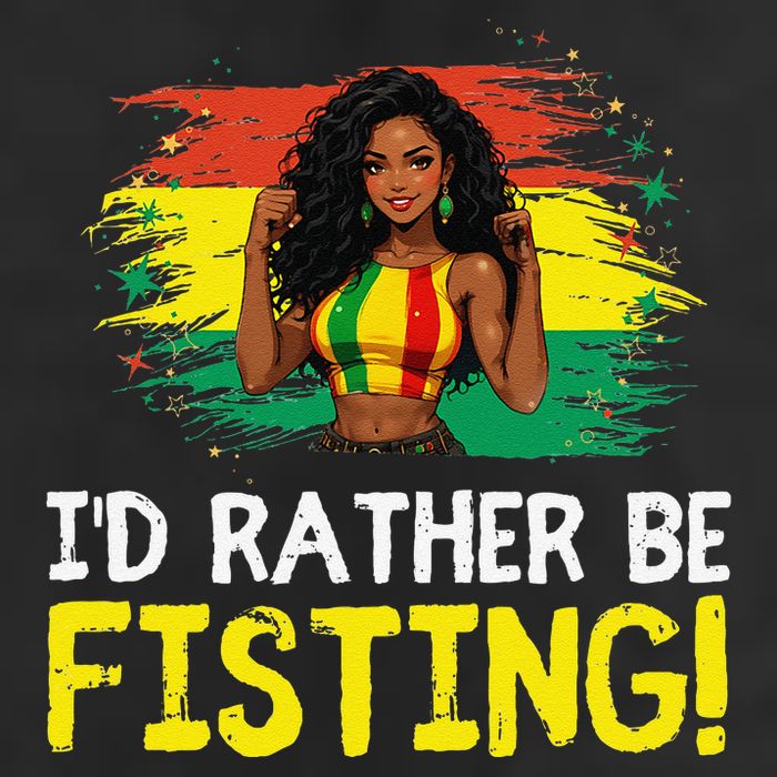 ID Rather Be Fisting Hbcu Empowering Vintage .Png Golf Towel
