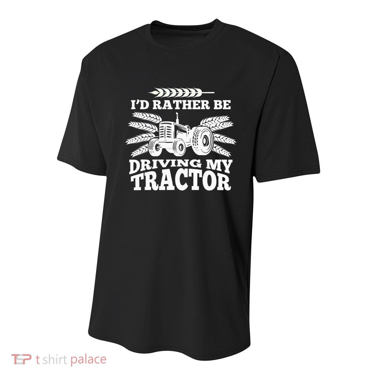 I'd Rather Be Driving My Tractor Farmer Funny Gift Youth Performance Sprint T-Shirt