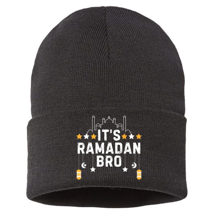 ItS Ramadan Bro Islamic Fasting Muslim Sustainable Knit Beanie