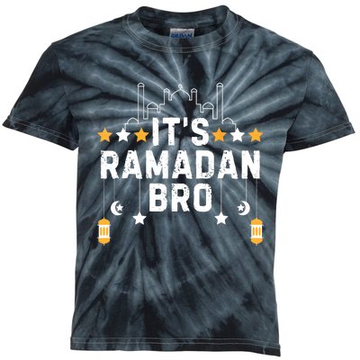 ItS Ramadan Bro Islamic Fasting Muslim Kids Tie-Dye T-Shirt