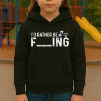 I'd Rather Be Farming Funny Farmer Joke Farmer Tractor Tee Kids Hoodie