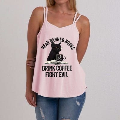 I Read Banned Books Lover Bookworm Love Banned Books Women's Strappy Tank