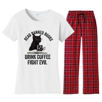 I Read Banned Books Lover Bookworm Love Banned Books Women's Flannel Pajama Set