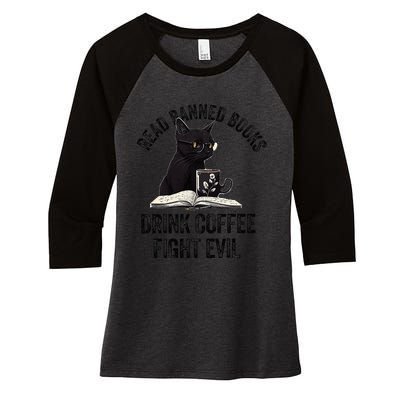 I Read Banned Books Lover Bookworm Love Banned Books Women's Tri-Blend 3/4-Sleeve Raglan Shirt