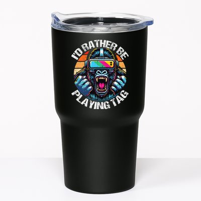 ID Rather Be Playing Tag Gorilla Monke Tag Gorilla Vr Gamer Tumbler