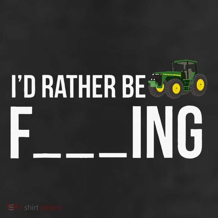 I'd Rather Be Farming Funny Farmer Gift Cool Comfort Performance Bucket Hat