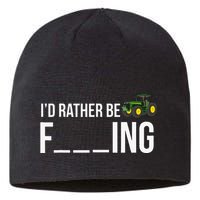 I'd Rather Be Farming Funny Farmer Gift Sustainable Beanie