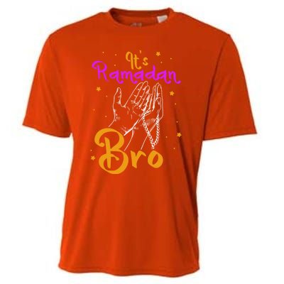 Its Ramadan Bro Mubarak Kareem Muslim Eid Funny Gift Cooling Performance Crew T-Shirt