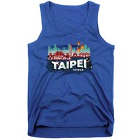 Id Rather Be In Taipei Taiwan Vintage Souvenir Gift Tank Top