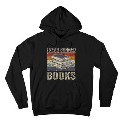 I Read Banned Books Week Librarian Freedom Reader Nerd Hoodie