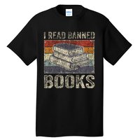 I Read Banned Books Week Librarian Freedom Reader Nerd Tall T-Shirt