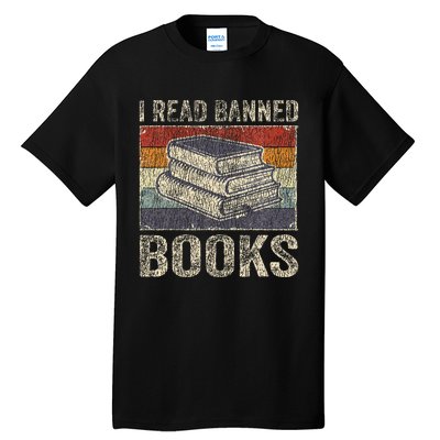 I Read Banned Books Week Librarian Freedom Reader Nerd Tall T-Shirt