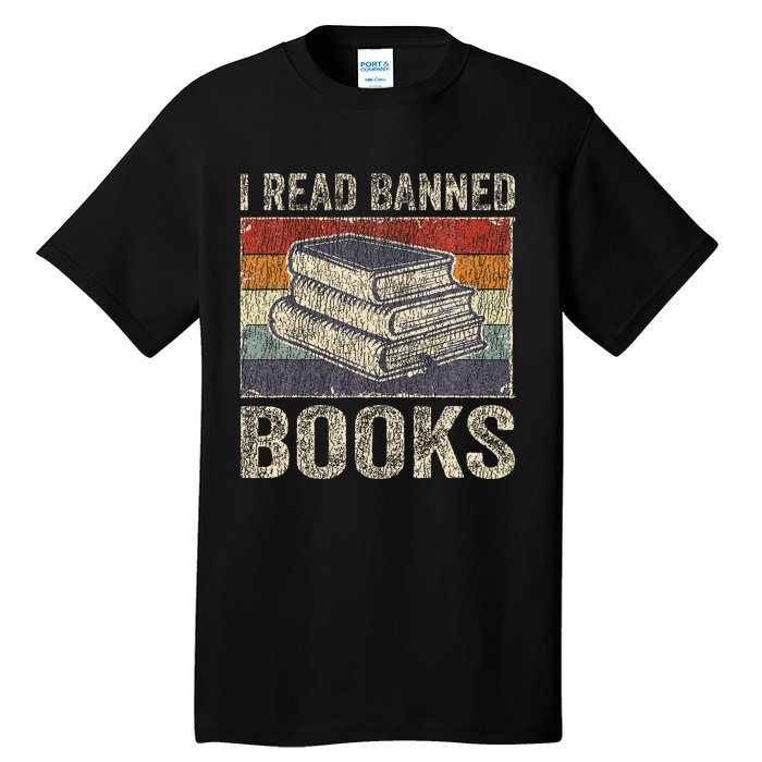 I Read Banned Books Week Librarian Freedom Reader Nerd Tall T-Shirt