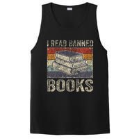 I Read Banned Books Week Librarian Freedom Reader Nerd PosiCharge Competitor Tank