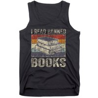 I Read Banned Books Week Librarian Freedom Reader Nerd Tank Top