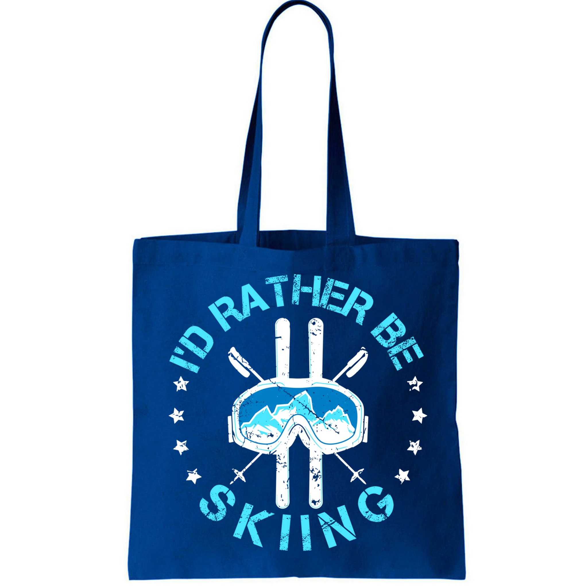 Id Rather Be Skiing Funny Ski Skier Slopes Gift Bag