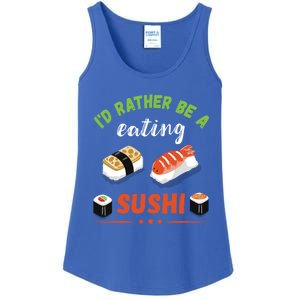 Id Rather Be Eating Japanese Foodie Asian Sushi Lover Gift Ladies Essential Tank