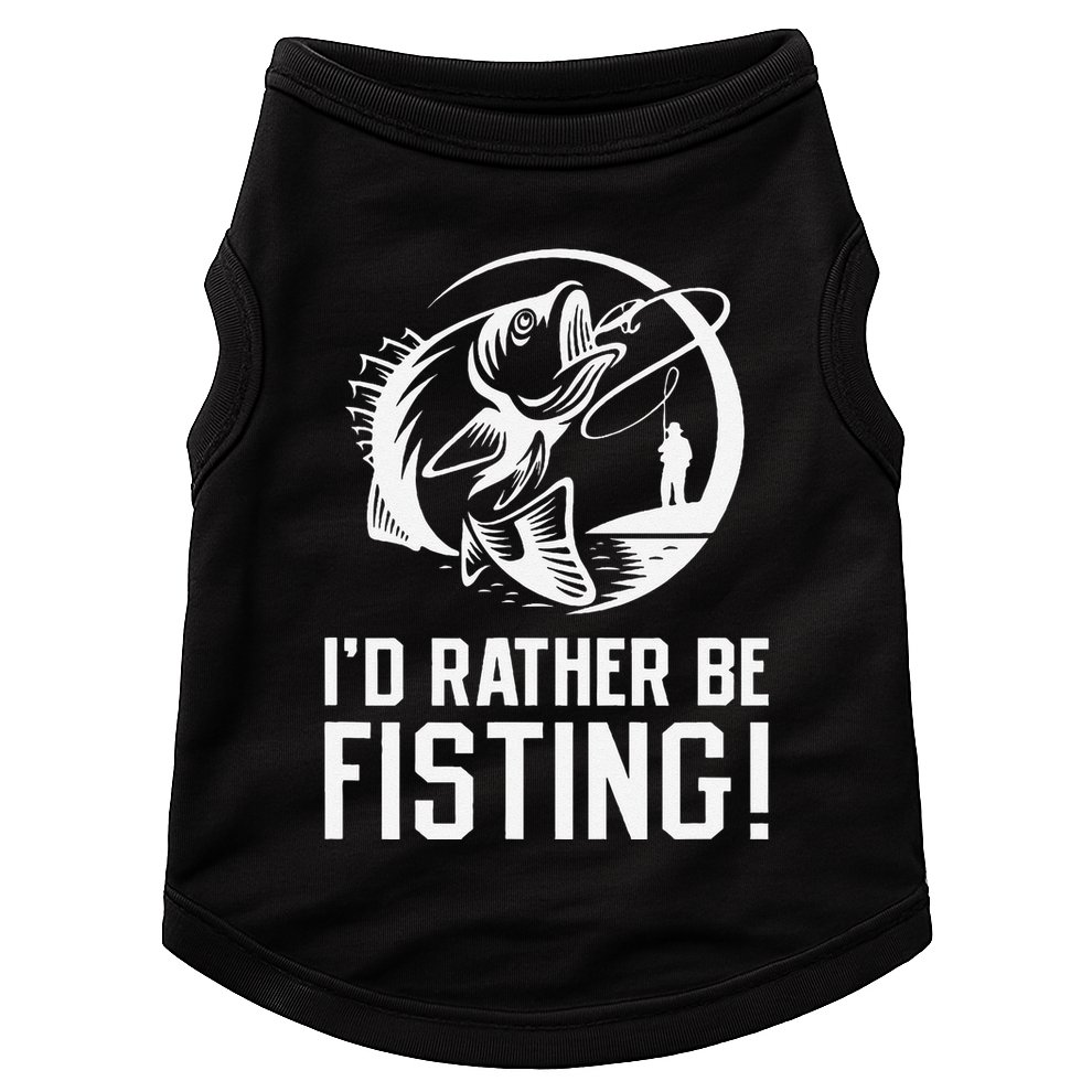 ID Rather Be Fisting Doggie Tank