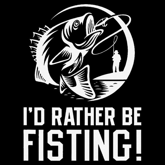 ID Rather Be Fisting 7-Panel Snapback Hat