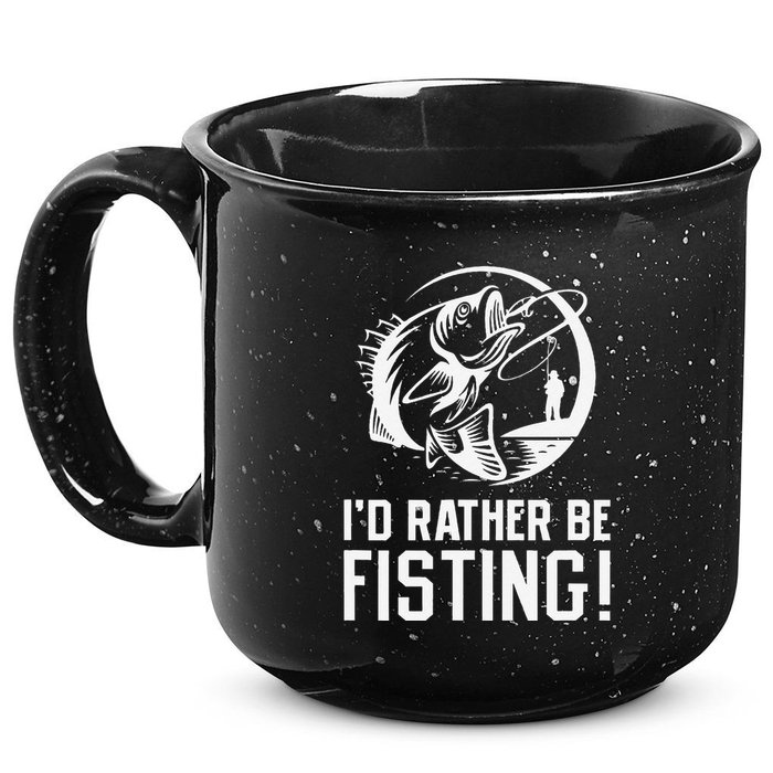 ID Rather Be Fisting 15oz Campfire Ceramic Mug
