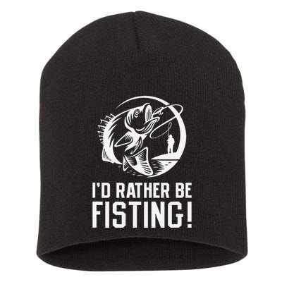 ID Rather Be Fisting Short Acrylic Beanie