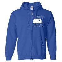 Id Rather Be Camping Rv Camper Trailer Gift Full Zip Hoodie