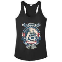 ID Rather Be Cranking My Hog Ladies PosiCharge Competitor Racerback Tank