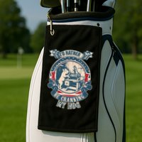 ID Rather Be Cranking My Hog Golf Towel