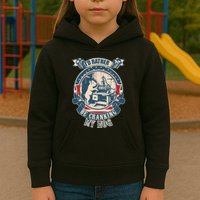 ID Rather Be Cranking My Hog Kids Hoodie