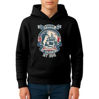 ID Rather Be Cranking My Hog Kids Hoodie