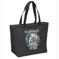 ID Rather Be Cranking My Hog Zip Tote Bag