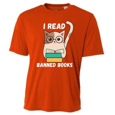 I Read Banned Books Cooling Performance Crew T-Shirt