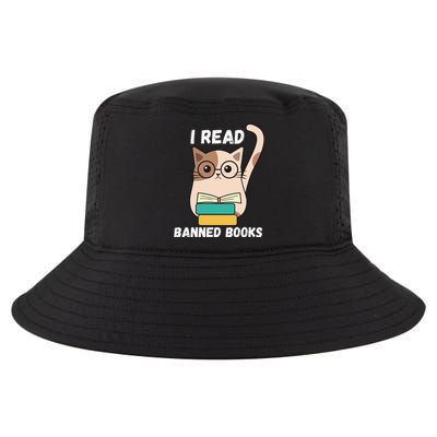 I Read Banned Books Cool Comfort Performance Bucket Hat