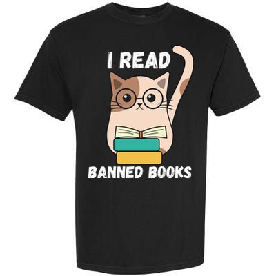 I Read Banned Books Garment-Dyed Heavyweight T-Shirt