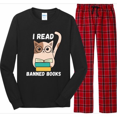 I Read Banned Books Long Sleeve Pajama Set