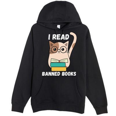 I Read Banned Books Premium Pullover Hoodie