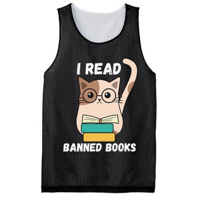 I Read Banned Books Mesh Reversible Basketball Jersey Tank