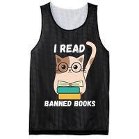 I Read Banned Books Mesh Reversible Basketball Jersey Tank